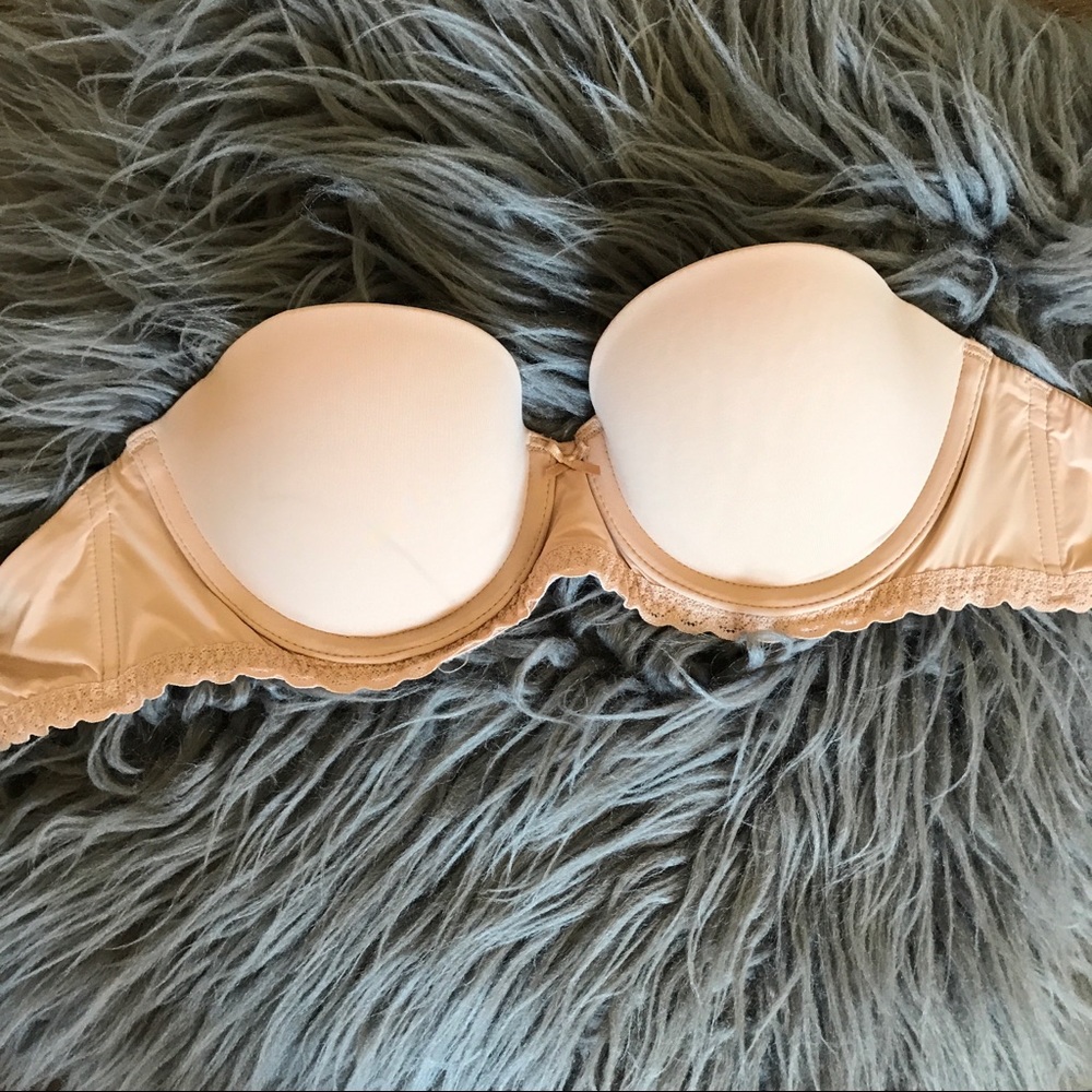 Nude Strapless Bra